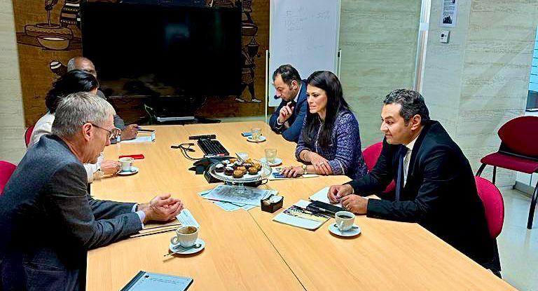 اجتماع رانيا المشاط مع رئيس صندوق إيفاد