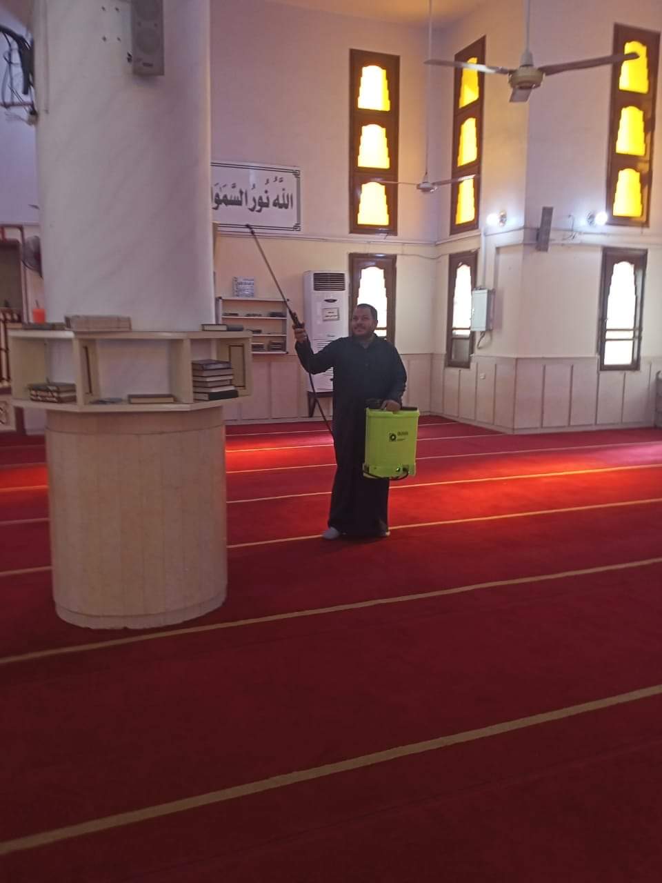 استمرار الحملة الكبرى لنظافة المساجد وتعقيمها بالإسماعيلية (3)