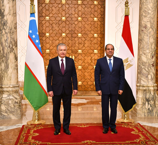 الرئيس السيسي ورئيس أوزباكستان (5)