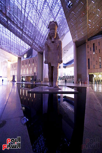 تمثال رمسيس الثاني بالمتحف المصري الكبير (8)