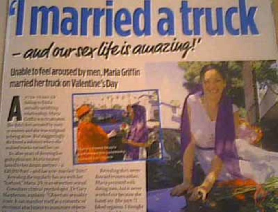 الزواج من شاحنة