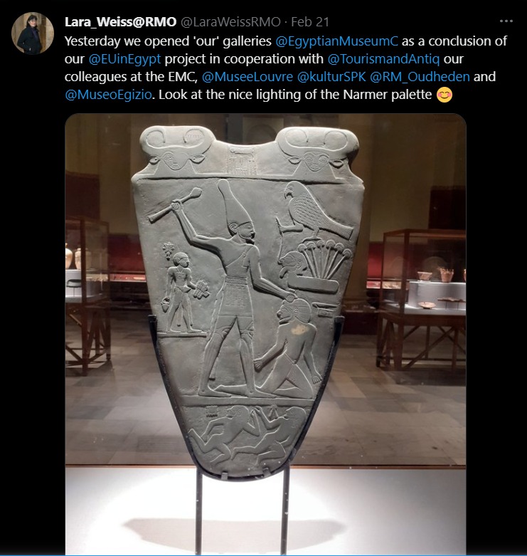 أمين الآثار المصرية بمتحف هولندا