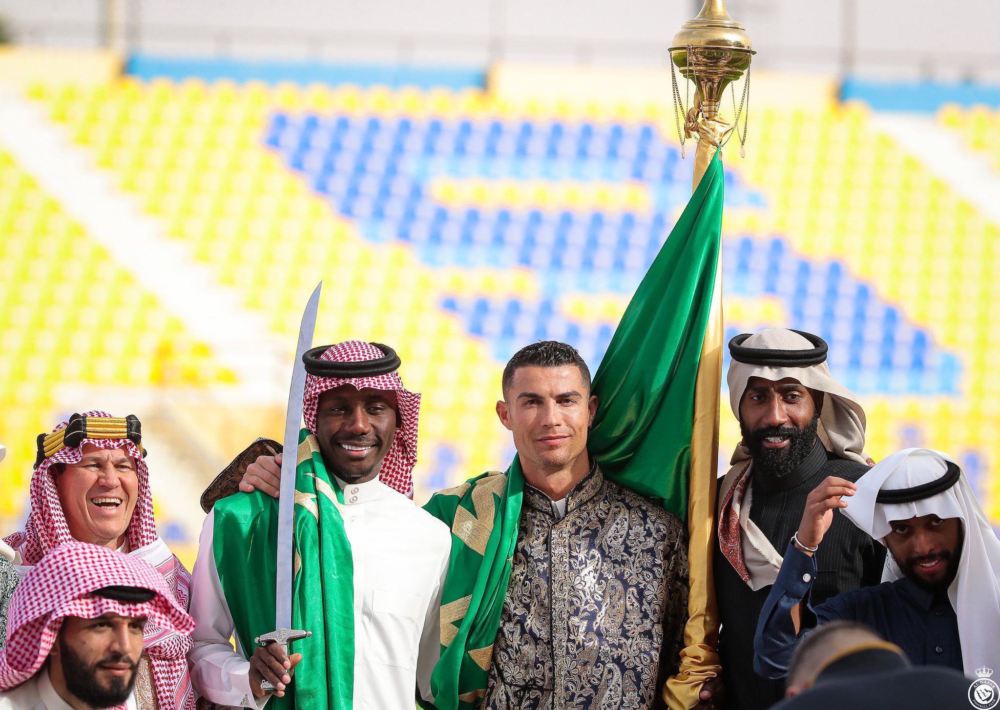 رونالدو يشارك فى احتفالات يوم تاسيس السعودية (3)