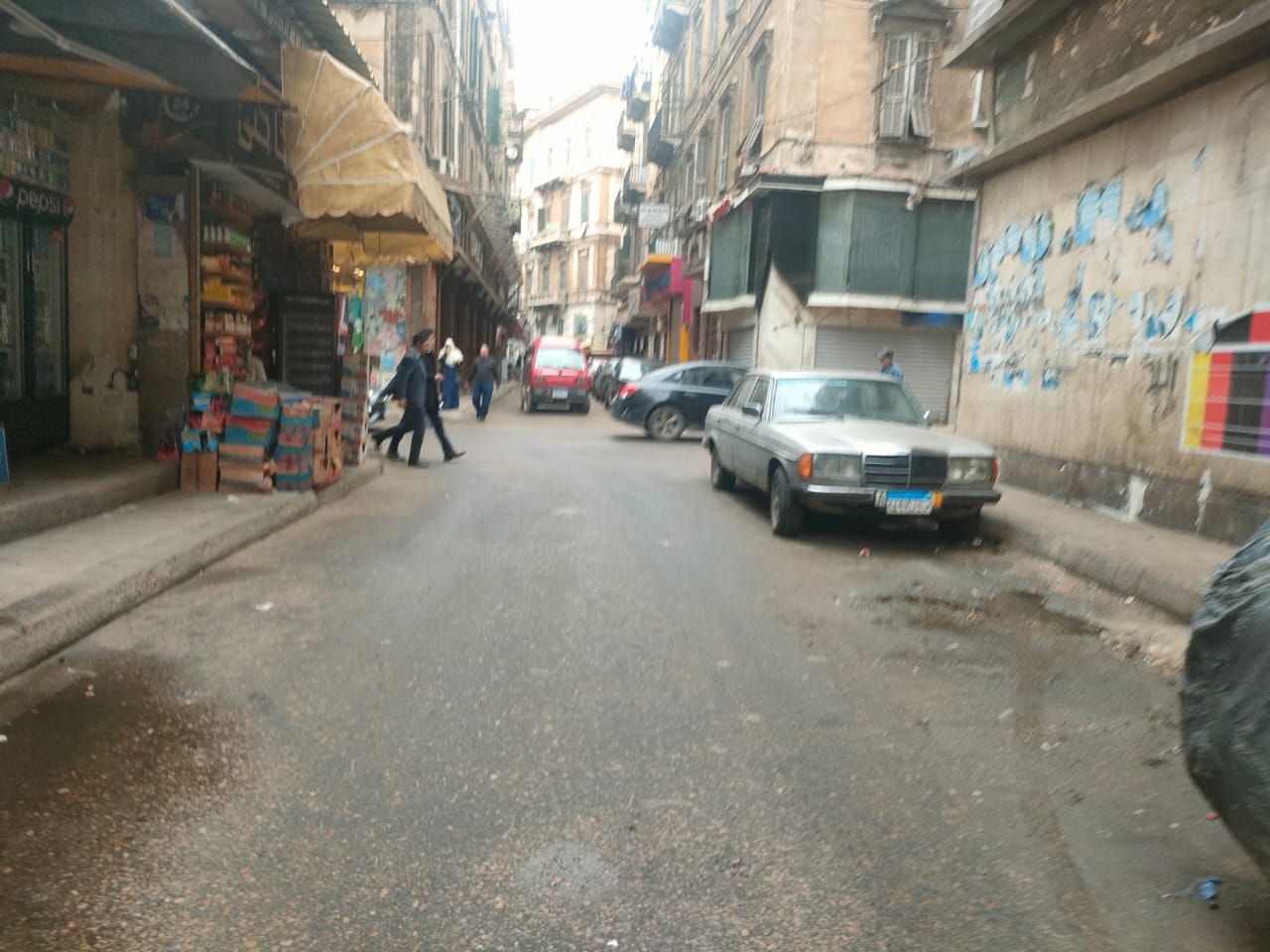 هطول أمطار خفيفة بالإسكندرية