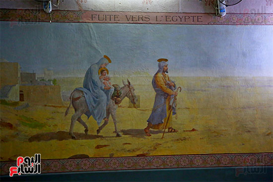 لوحة رحلة العائلة المقدسة إلى أرض مصر