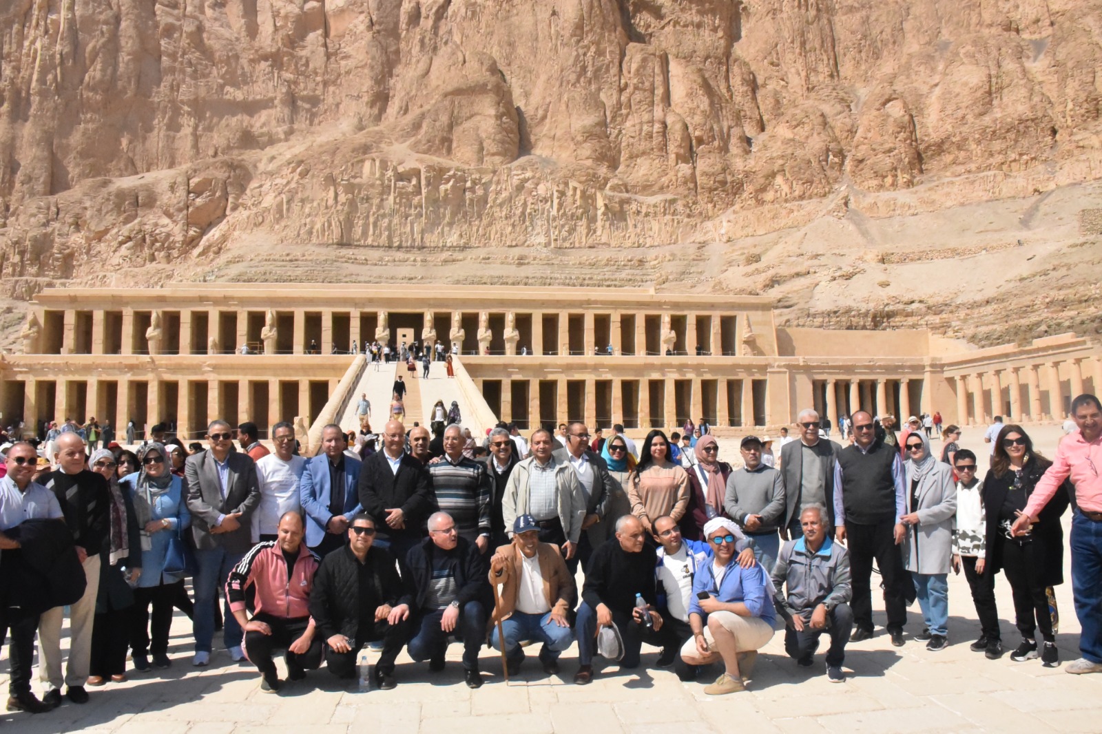 رحلة لرؤساء الجامعات فى المعابد الفرعونية بالأقصر