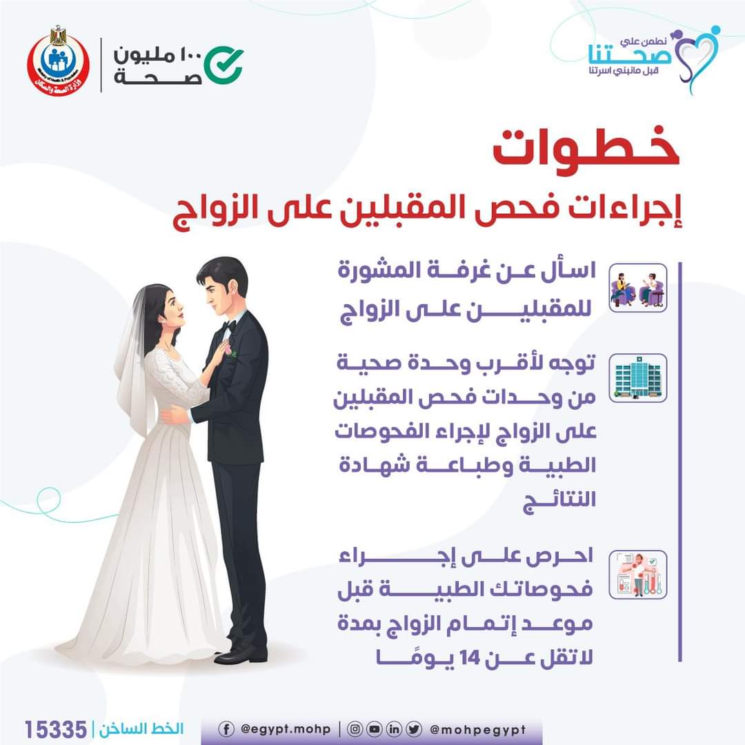 مبادرة فحص المقبلين على الزواج (1)