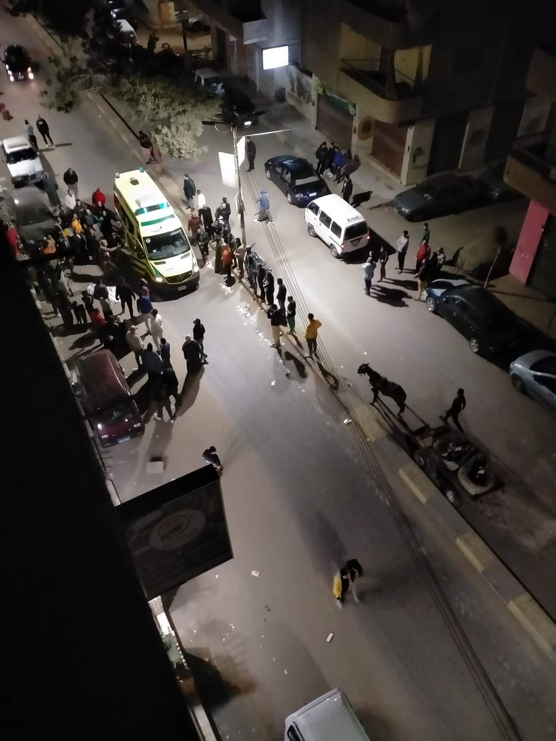 موقع الحادث بمنطقة شارع الموقف الجديد بمدينة بنها (4)