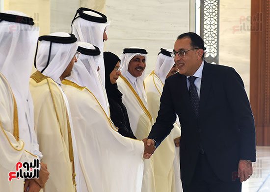 مراسم استقبال رئيس الوزراء فى قطر (11)