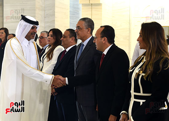 مراسم استقبال رئيس الوزراء فى قطر (15)