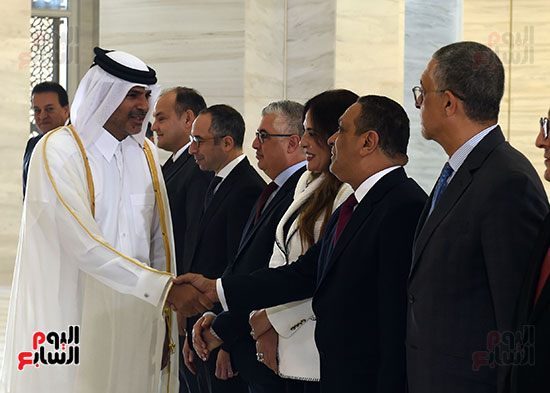 مراسم استقبال رئيس الوزراء فى قطر (13)