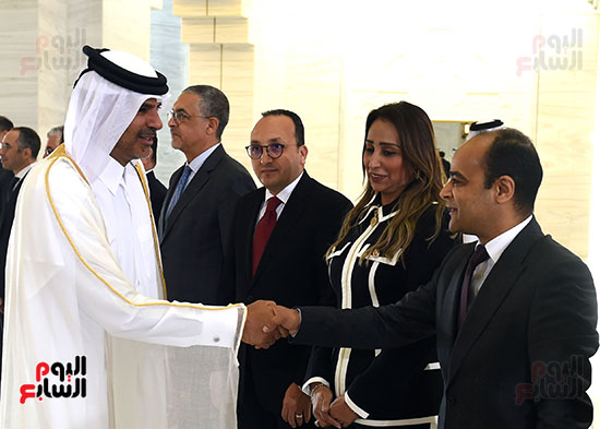 مراسم استقبال رئيس الوزراء فى قطر (16)