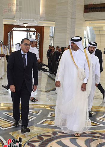 مراسم استقبال رئيس الوزراء فى قطر (17)