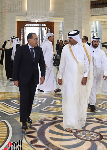 مراسم استقبال رئيس الوزراء فى قطر (18)