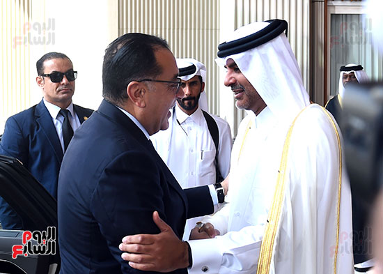 مراسم استقبال رئيس الوزراء فى قطر (2)