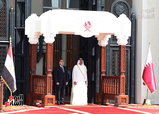 مراسم استقبال رئيس الوزراء فى قطر (3)