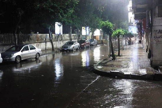 هطول أمطار بالإسكندرية (2)