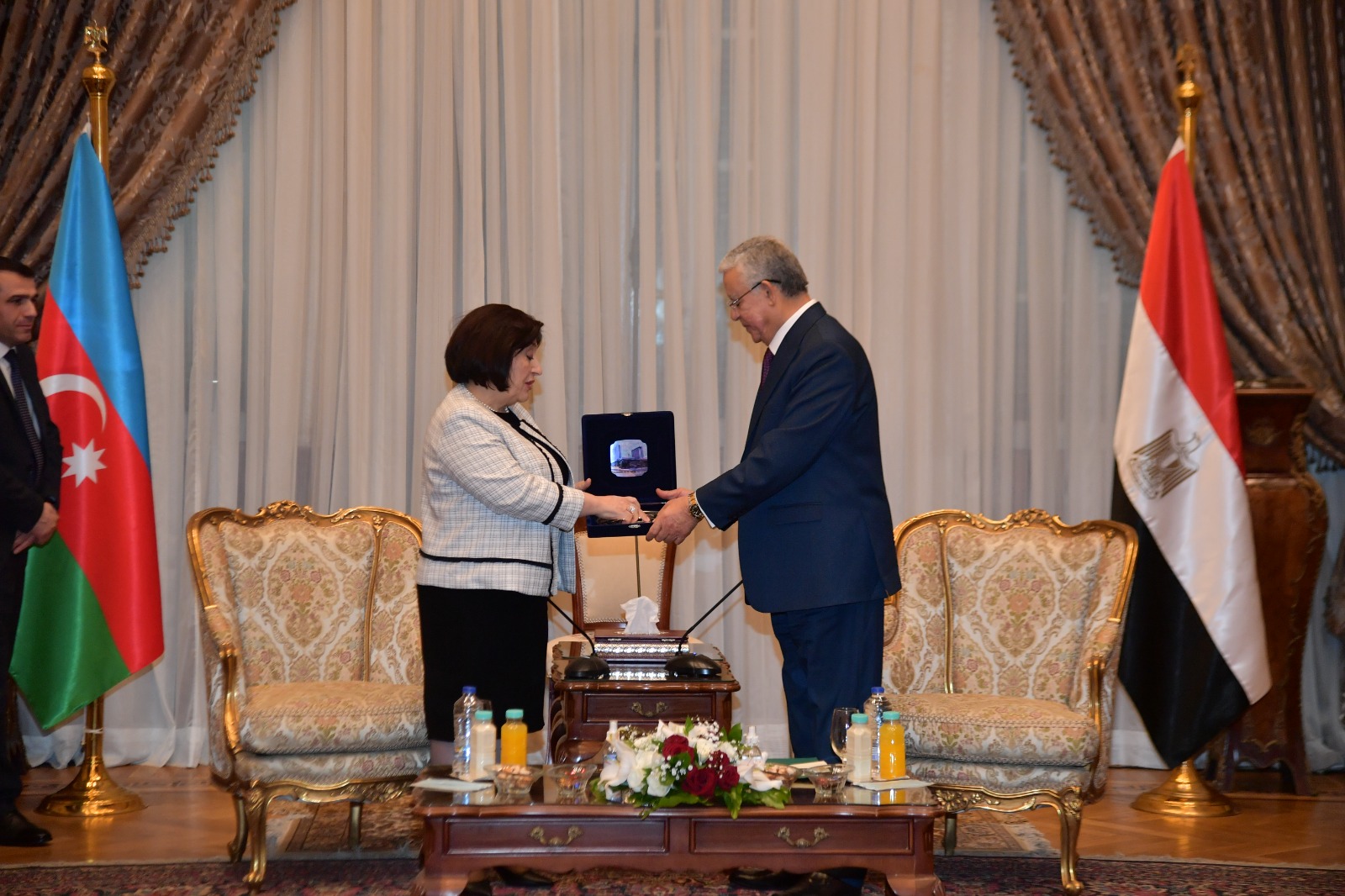 حنفي جبالي  يلتقي رئيسة برلمان أذريبجان (3)