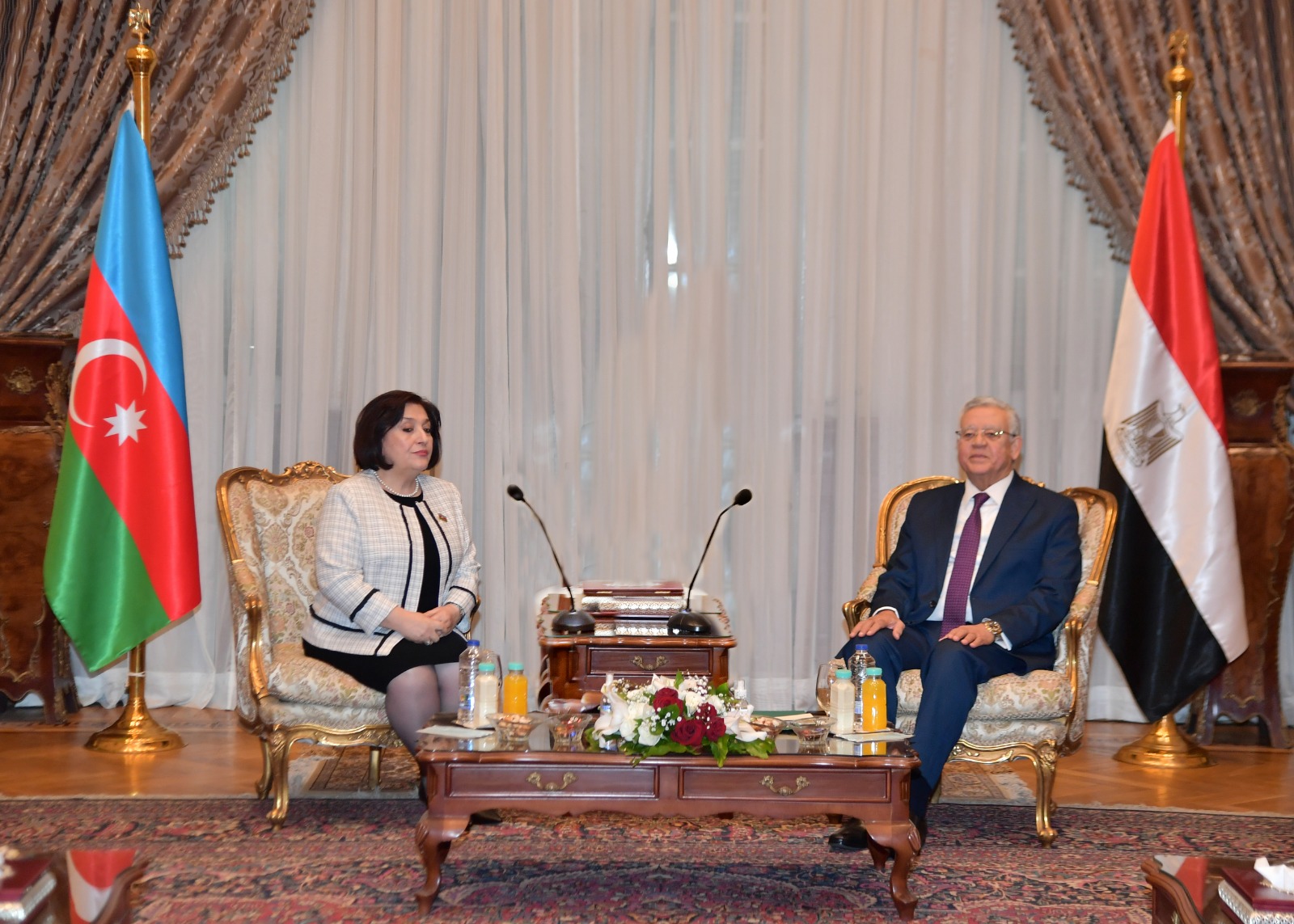حنفي جبالي  يلتقي رئيسة برلمان أذريبجان (2)