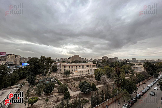 سحوب روماضية تخيم على سماء القاهرة و الجيزة (3)