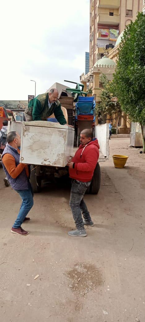 حملة الإشغالات فى العجوزة