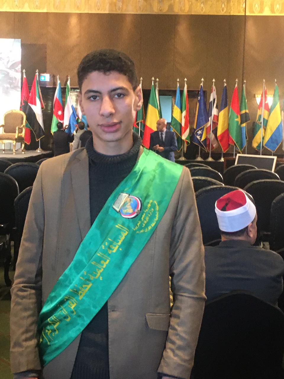 سعيد ابراهيم سعيد شويته، 16 سنه ابن محافظ كفر الشيخ الفائز بالمركز الثالث عالميا