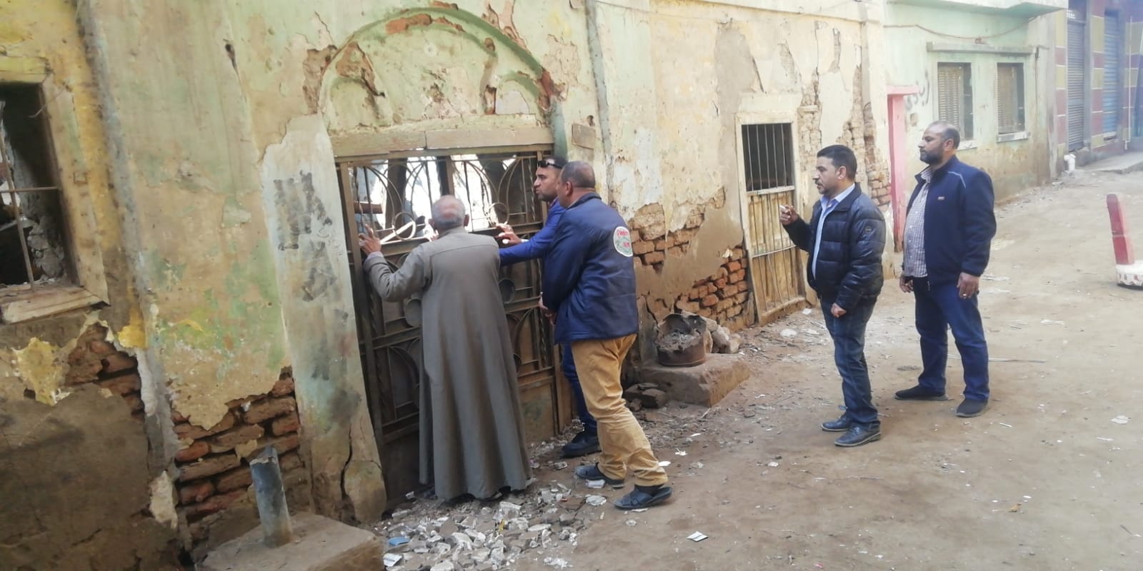 جانب من المعاينة