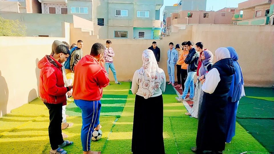 ورشه رياضية بعنوان العنف القائم على النوع الإجتماعى