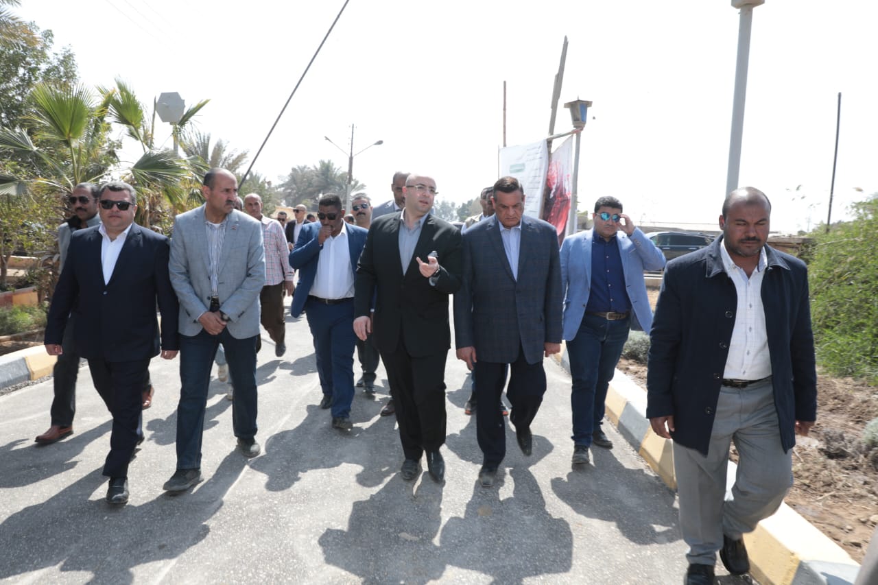 الجولة التفقدية لمنظومة العمل بمشروعات الدواجن بشرق النيل (1)