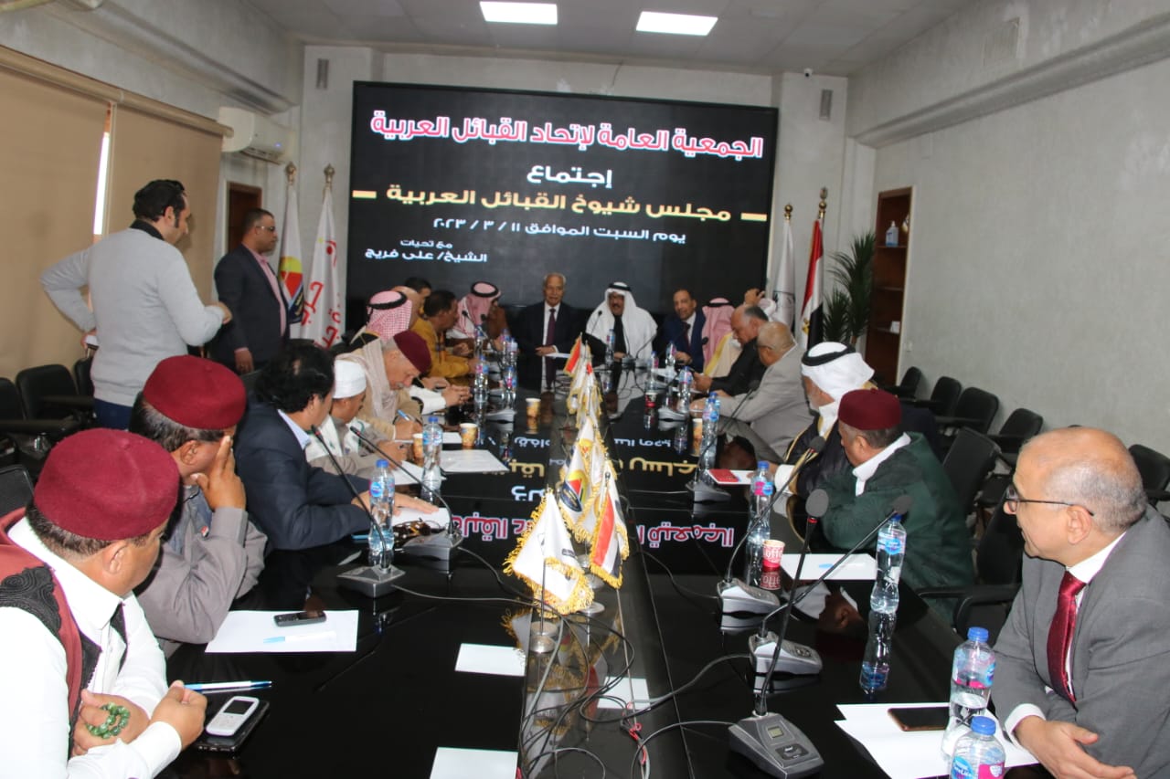 اجتماع مجلس القبائل العربية (4)