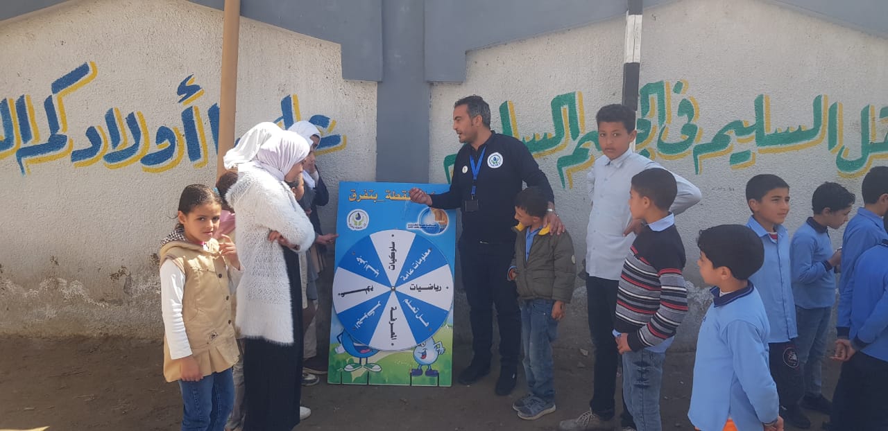 حملات عن اهمية نقطة مياه الشرب بمدرسة بقرية الربع بكفر الشيخ