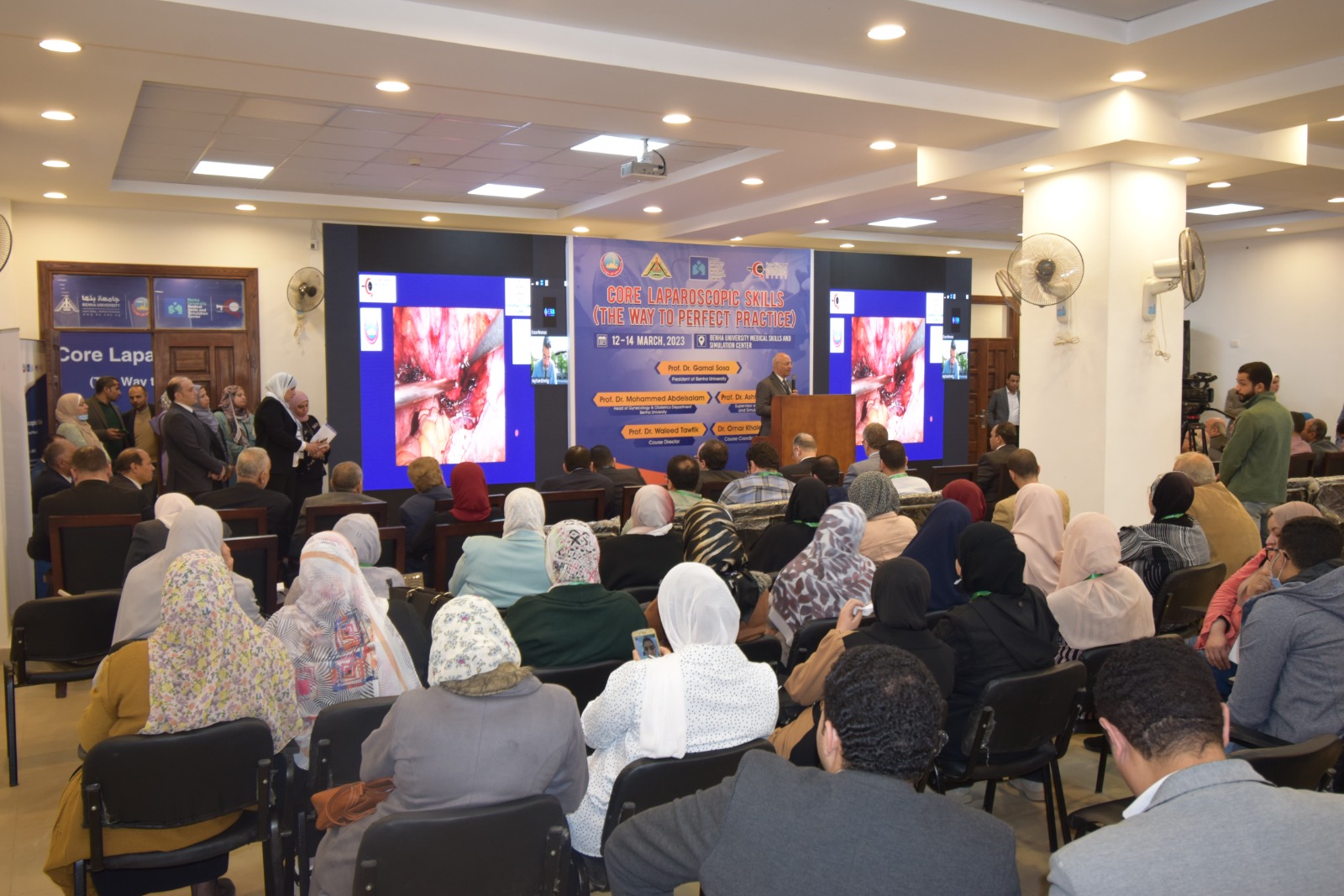 ورشة عمل بجامعة بنها عن المناظير الجراحية النسائية (2)