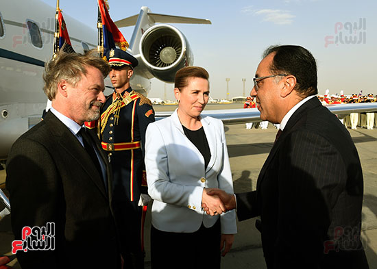 مدبولى يستقبل رئيسة وزراء الدنمارك (3)