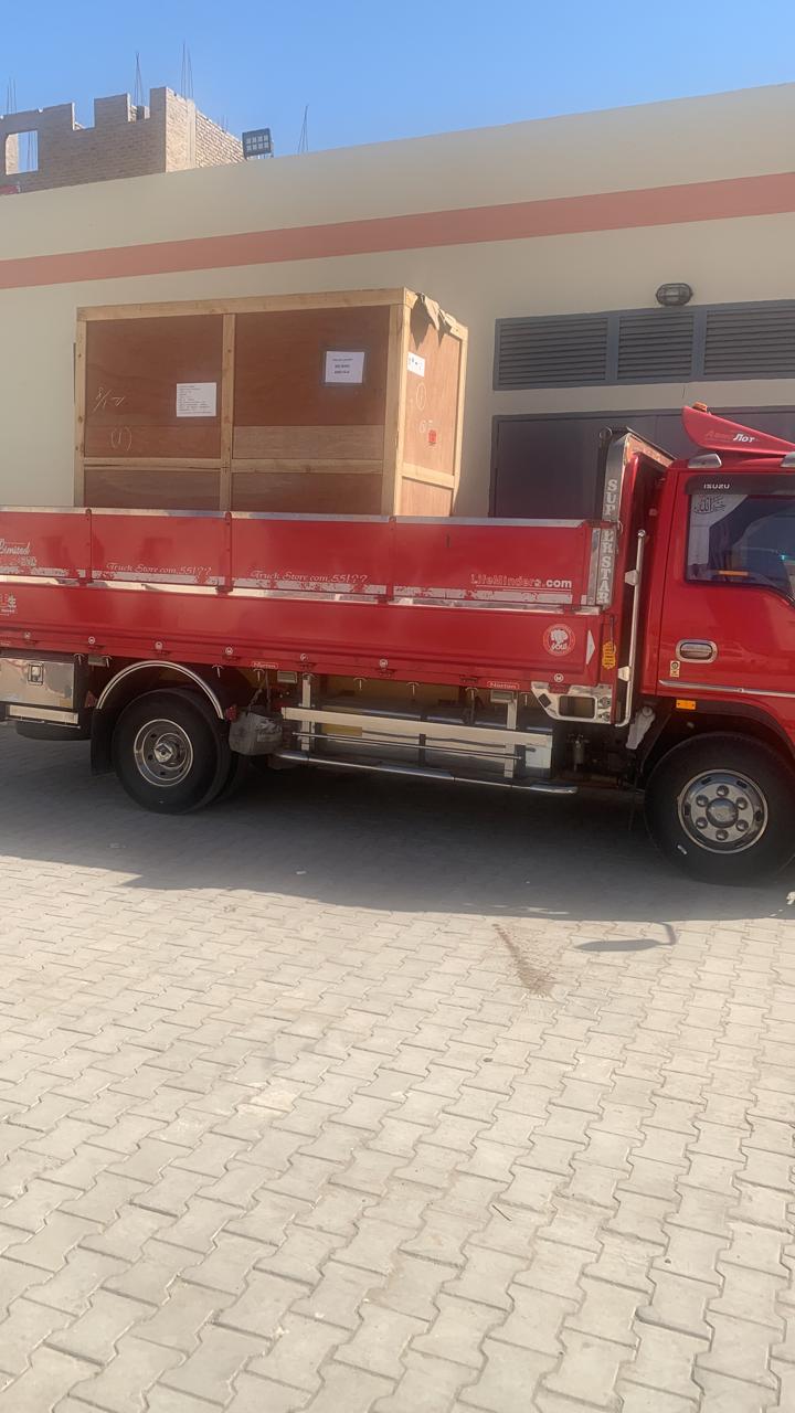 لحظة وصول الجهاز لحظة وصول الجهاز