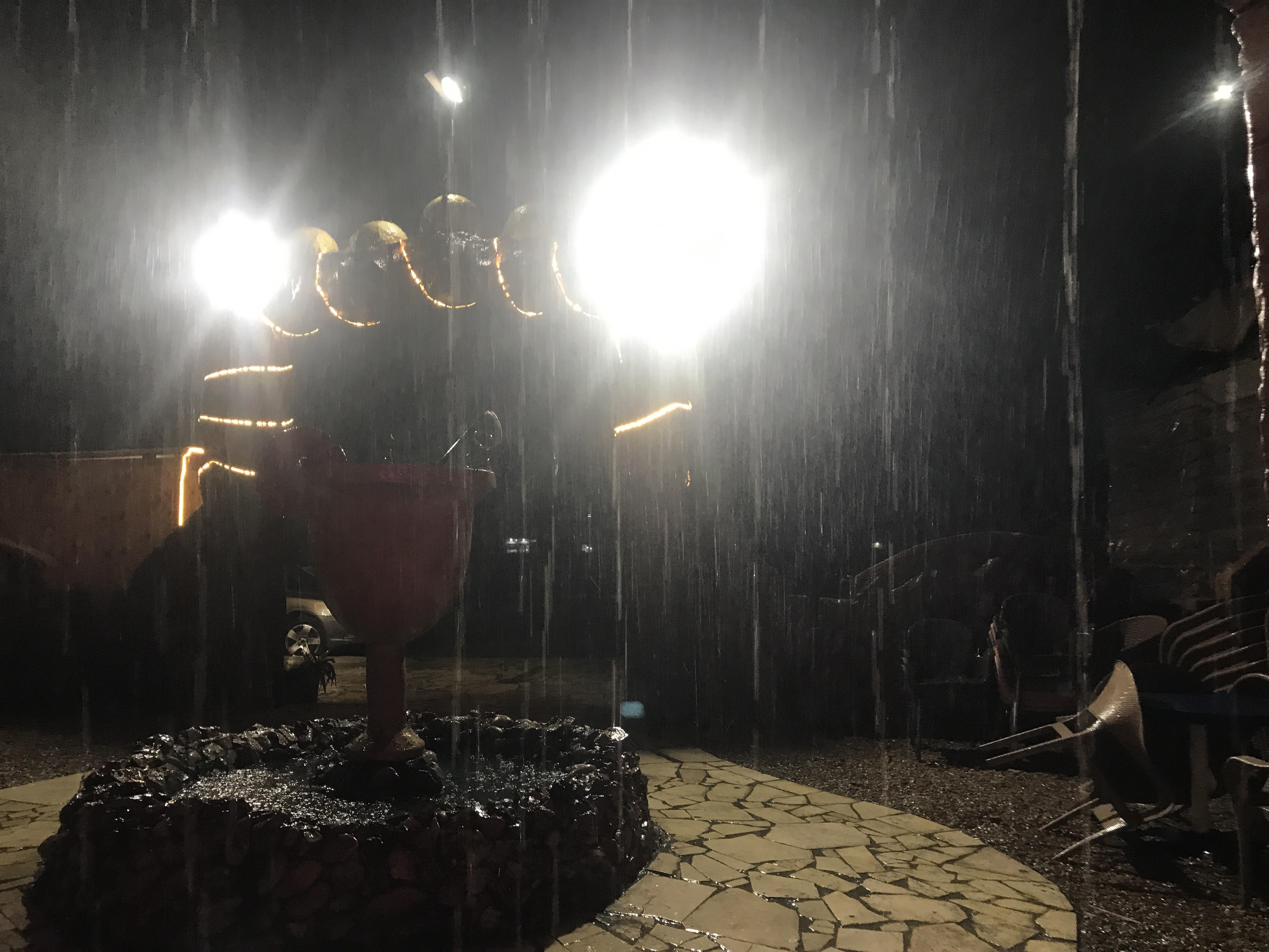 هطول أمطار غزيرة على مدينة العريش (3)