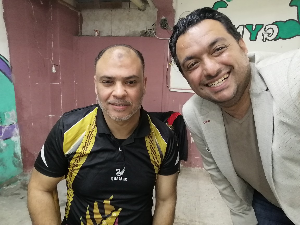 إيهاب فطير مع مراسل اليوم السابع