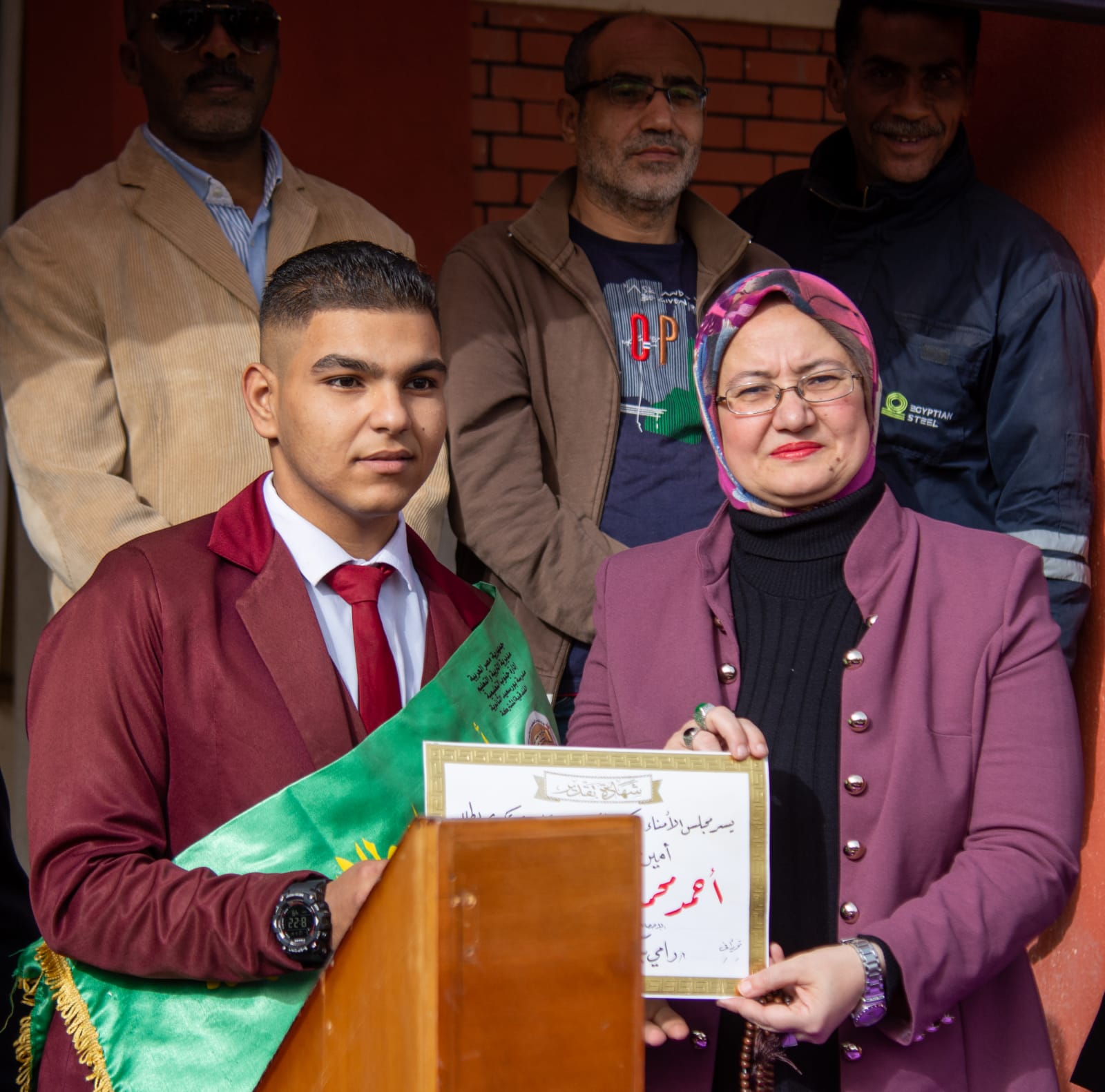 جانب من تكريم طلاب مدرسة الفندقية ببورسعيد