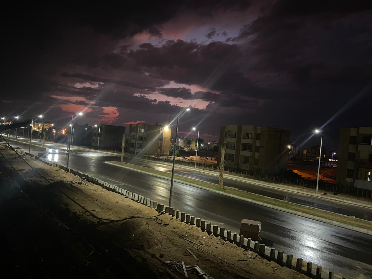 أمطار شديدة ورعد وبرق على مدنية طور سيناء (4)