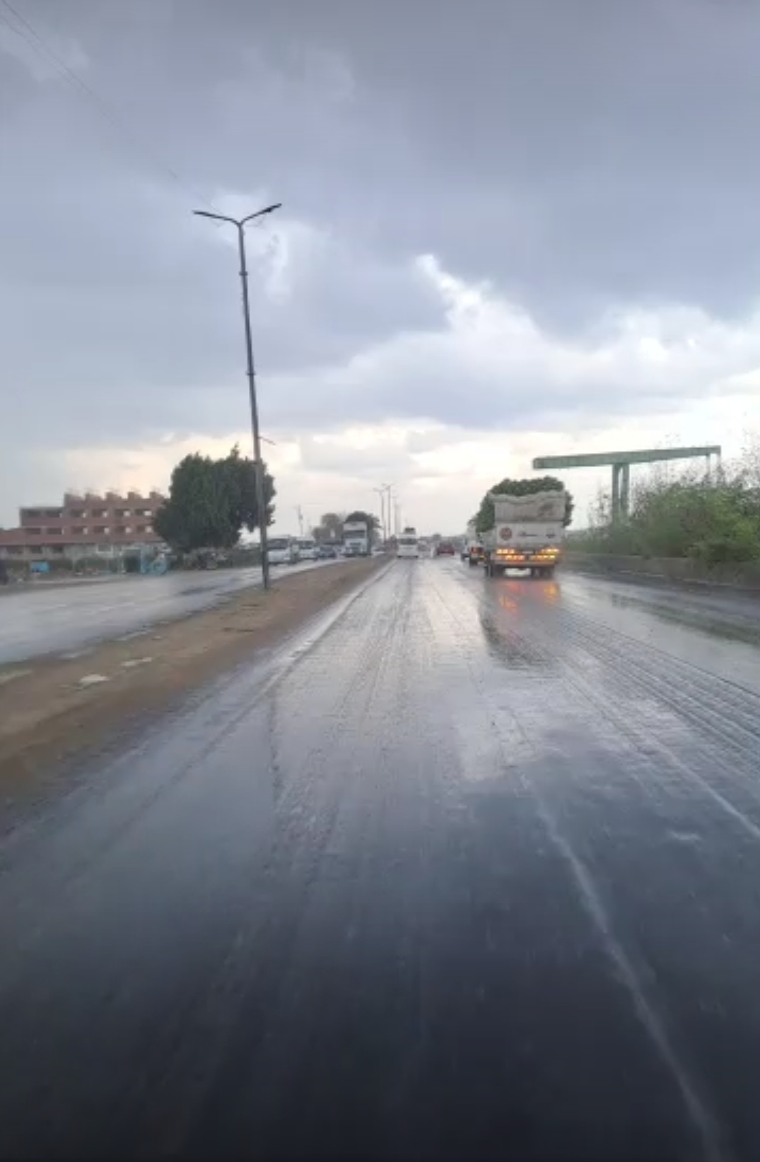 سقوط أمطار علي محافطة الدقهلية