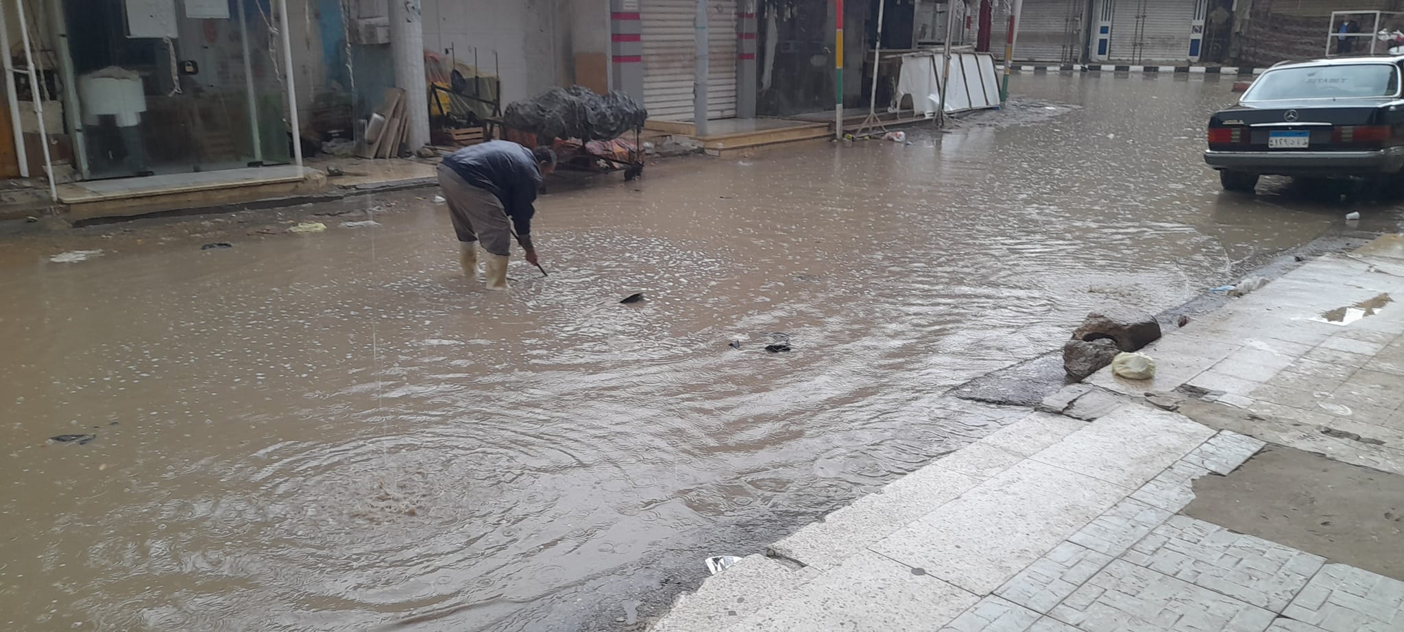 برك مياه الامطار بالعريش