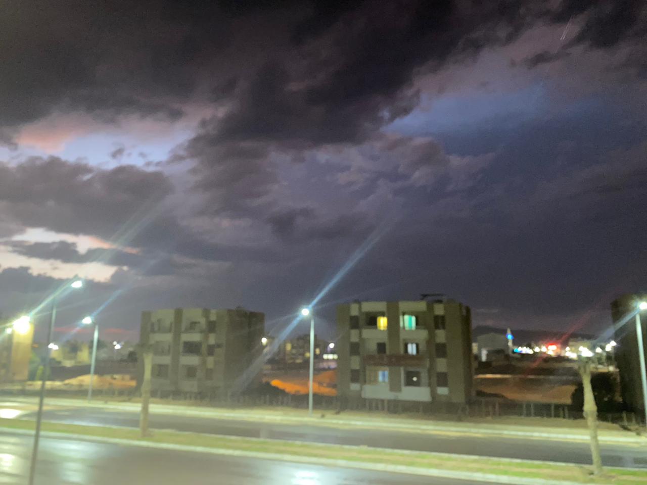 أمطار شديدة ورعد وبرق على مدنية طور سيناء (1)