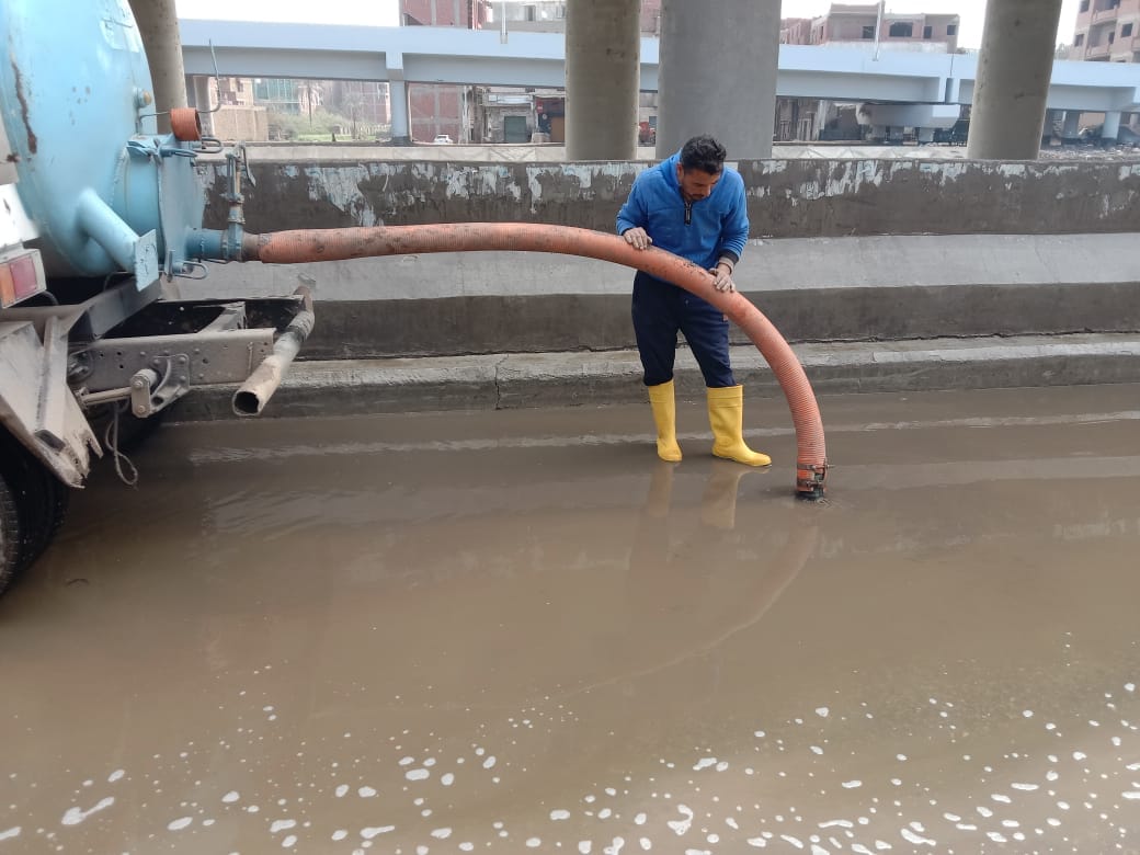 اعمال رفع مياه الامطار بالقليوبية اعمال رفع مياه الامطار بالقليوبية