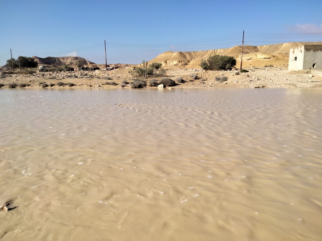 جانب من السيول