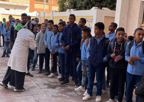 فعاليات مبادرة لتوعية الطلاب بالمبادرات الصحية