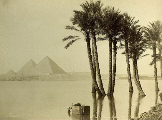النيل فى أهرامات الجيزة (1)