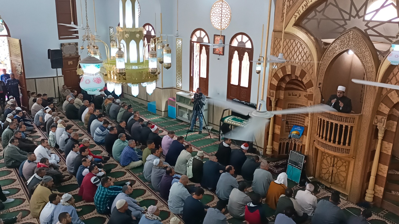 جانب من افتتاح مسجد حوش العدمة بدسوق