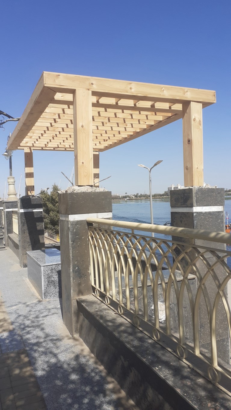  أعمال تنفيذ ممشى إدفو بأسوان  (8)