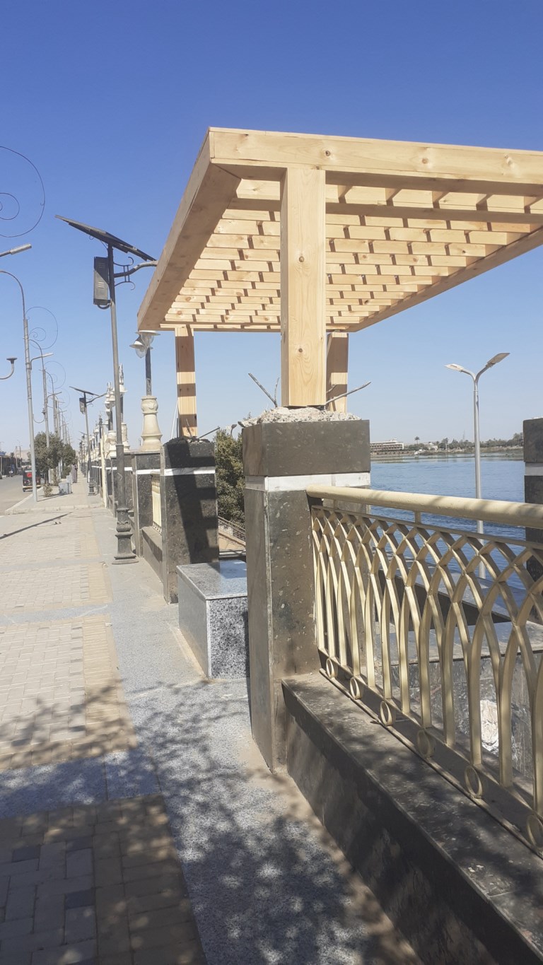 أعمال تنفيذ ممشى إدفو بأسوان  (13)