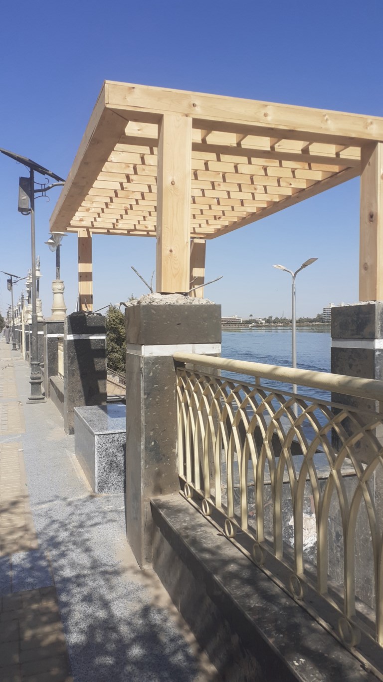  أعمال تنفيذ ممشى إدفو بأسوان  (15)