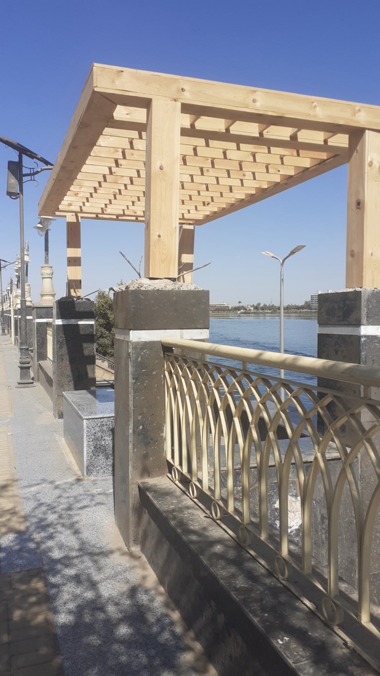  أعمال تنفيذ ممشى إدفو بأسوان  (14)